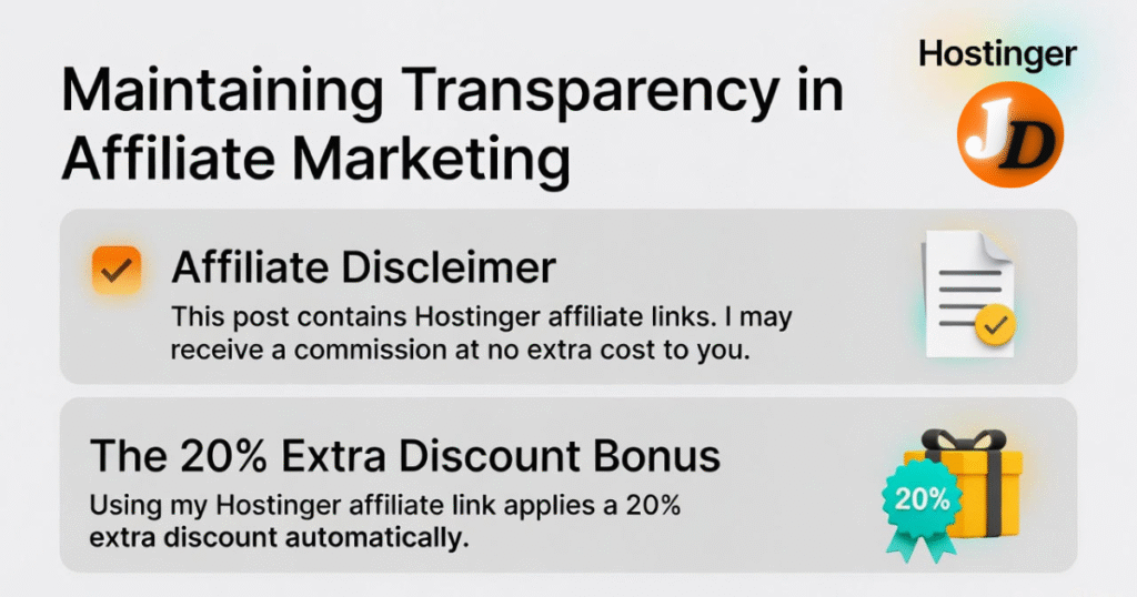 Essential Legal and Ethical Transparency: Affiliate Disclaimer & Discount Clarification